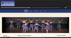 Desktop Screenshot of littlefeetdance.com